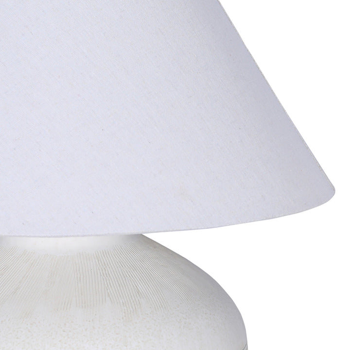 Virelle Ceramic Large Table Lamp - White