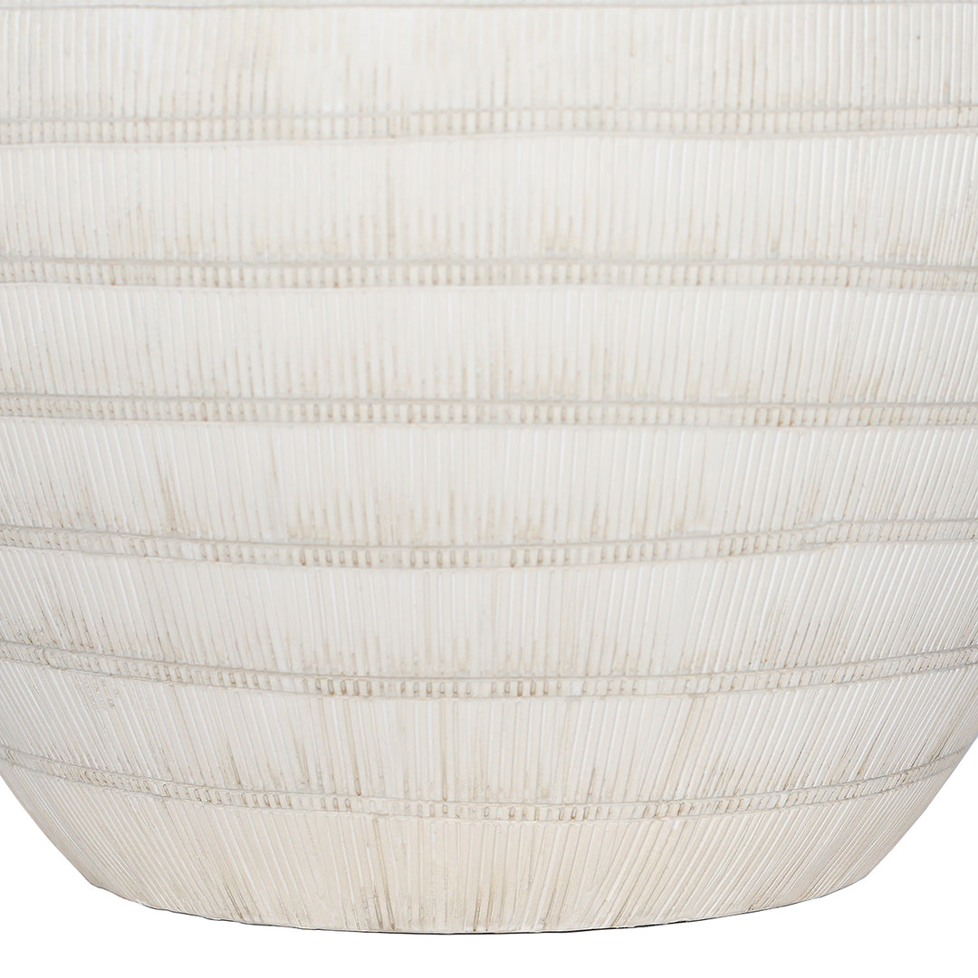 Virelle Ceramic Large Table Lamp - White