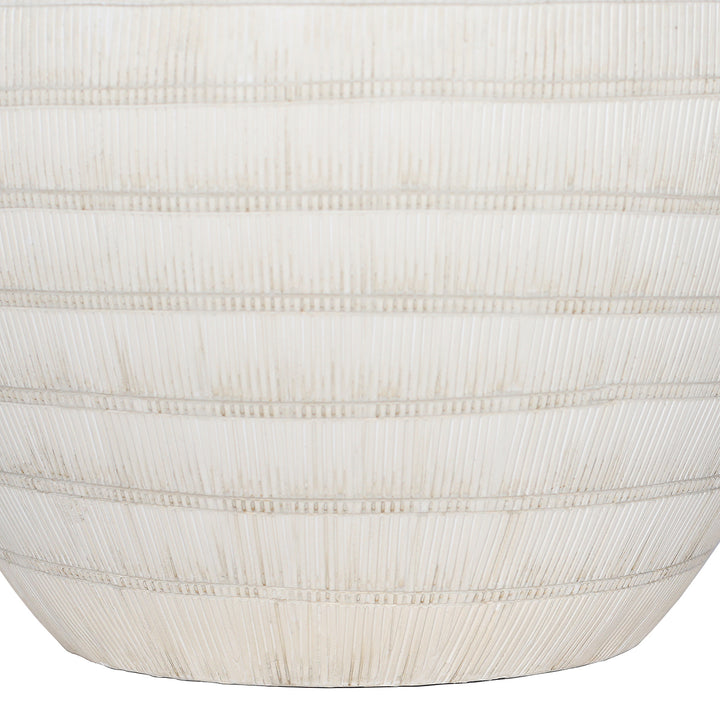 Virelle Ceramic Large Table Lamp - White