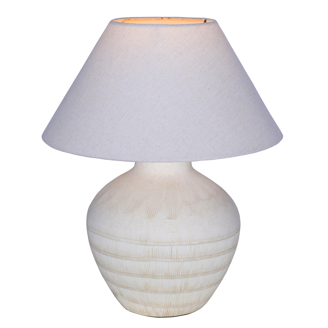 Virelle Ceramic Table Lamp - White