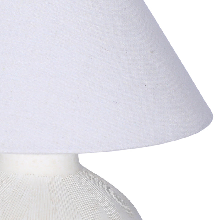 Virelle Ceramic Table Lamp - White