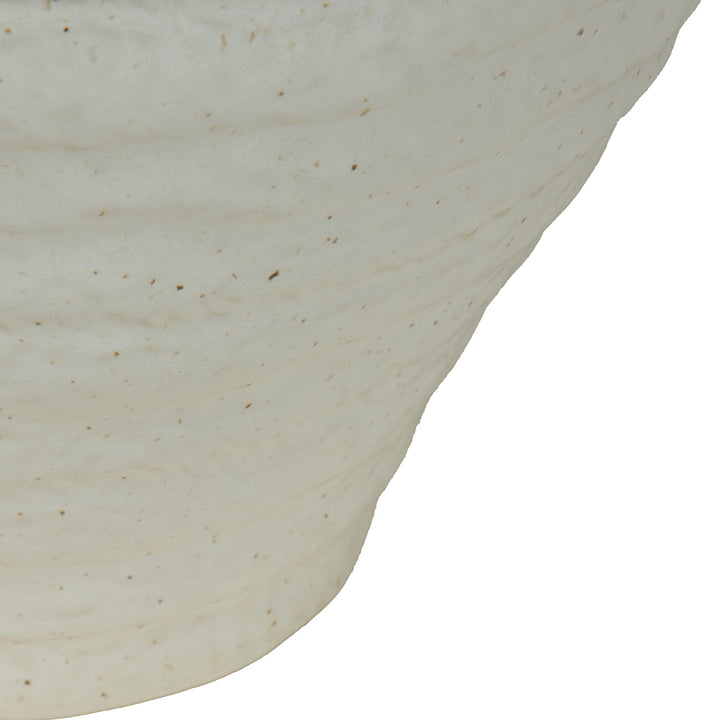 Alba Speckled Glaze Ceramic Vase 33cm - Ivory