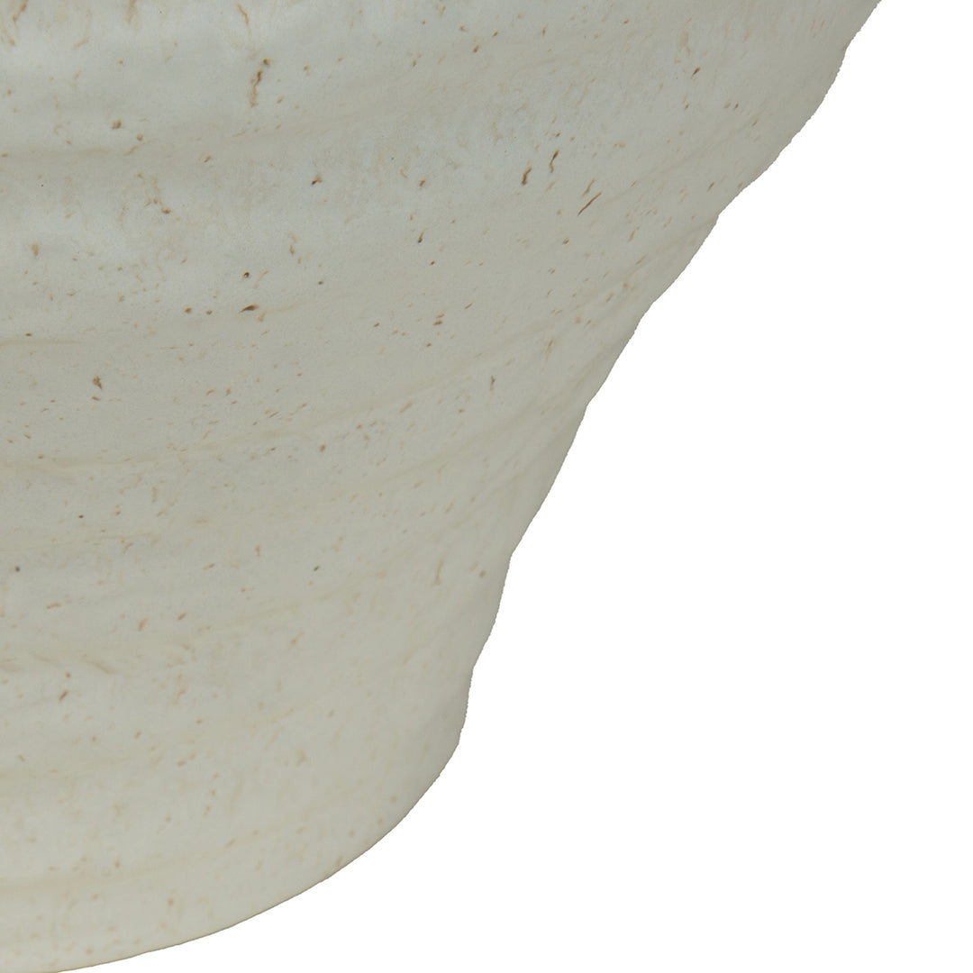 Alba Speckled Glaze Ceramic Vase 41.5cm - Ivory