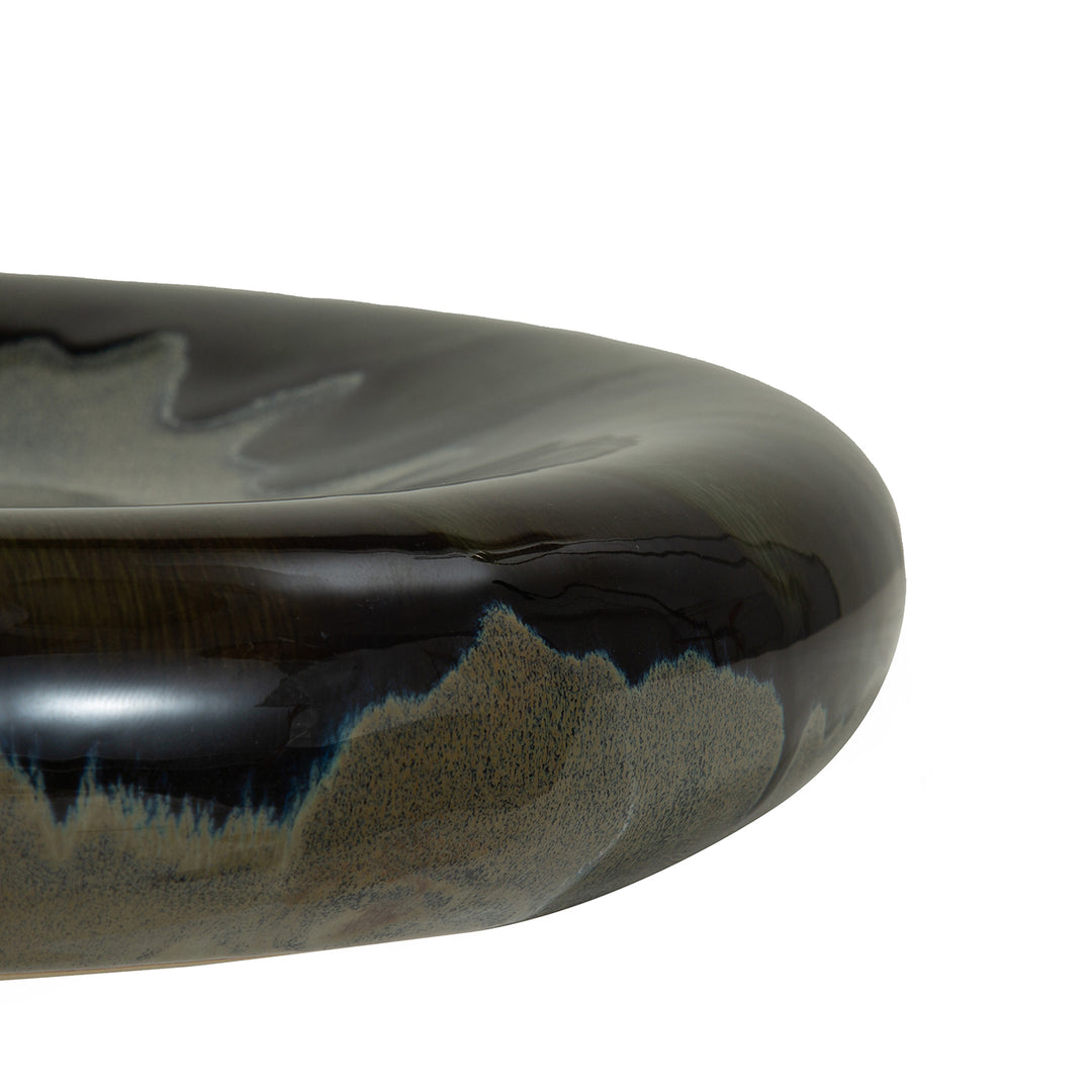 Medway Blue Reactive Glaze Ceramic Bowl