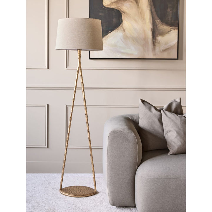 Nethercourt Hammered Iron Floor Lamp