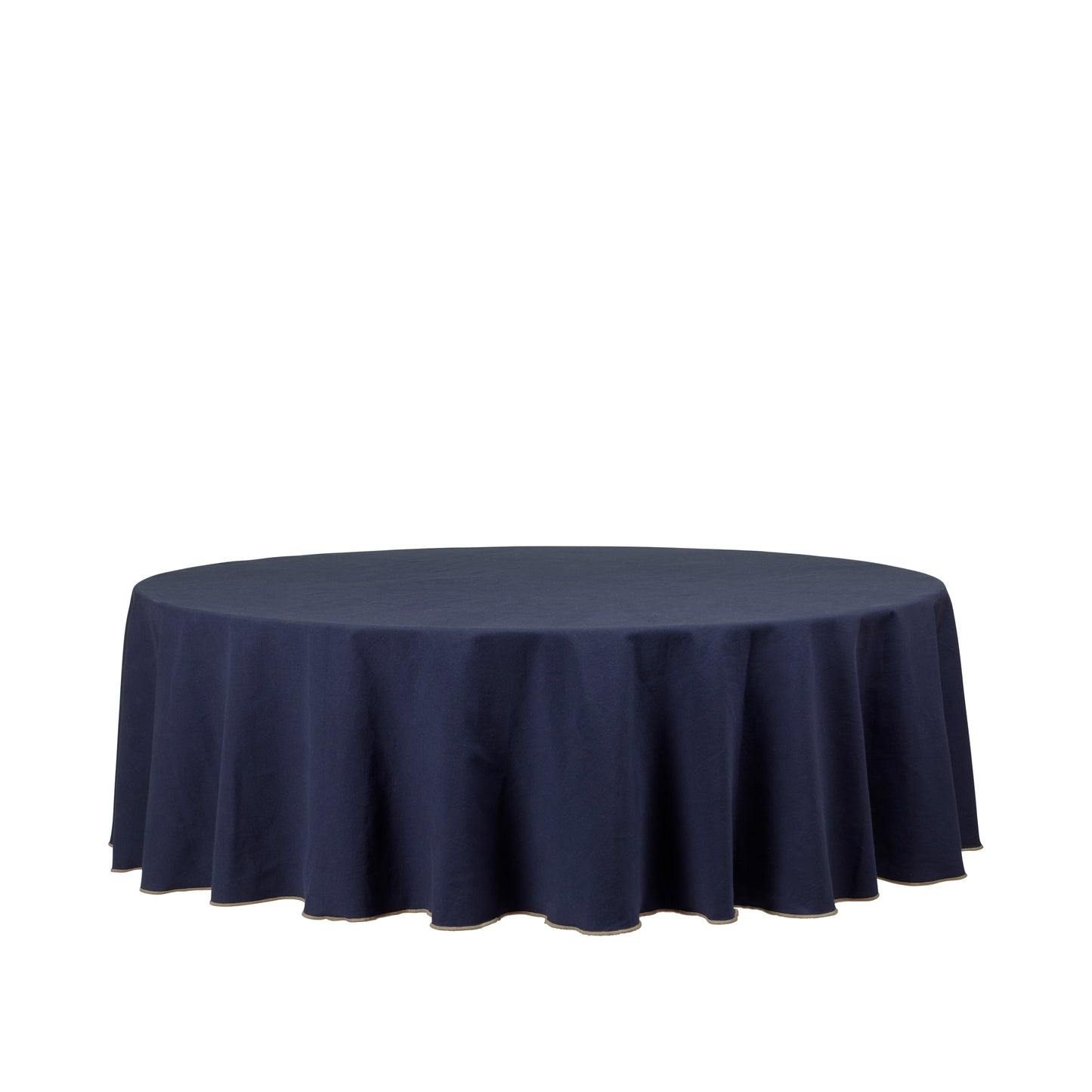Broste Copenhagen Wilhelmina Tablecloth in Maritime Blue