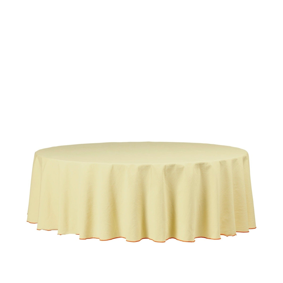 Broste Copenhagen Wilhelmina Tablecloth in Light Yellow