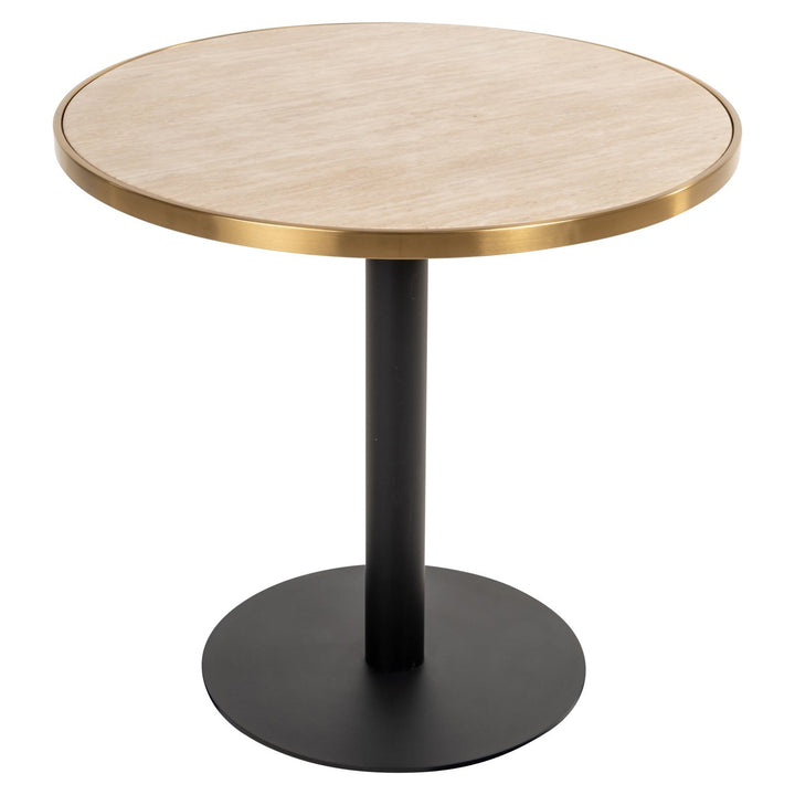 Brazza Faux Marble Bistro Table 80cm - Beige Richmond 1