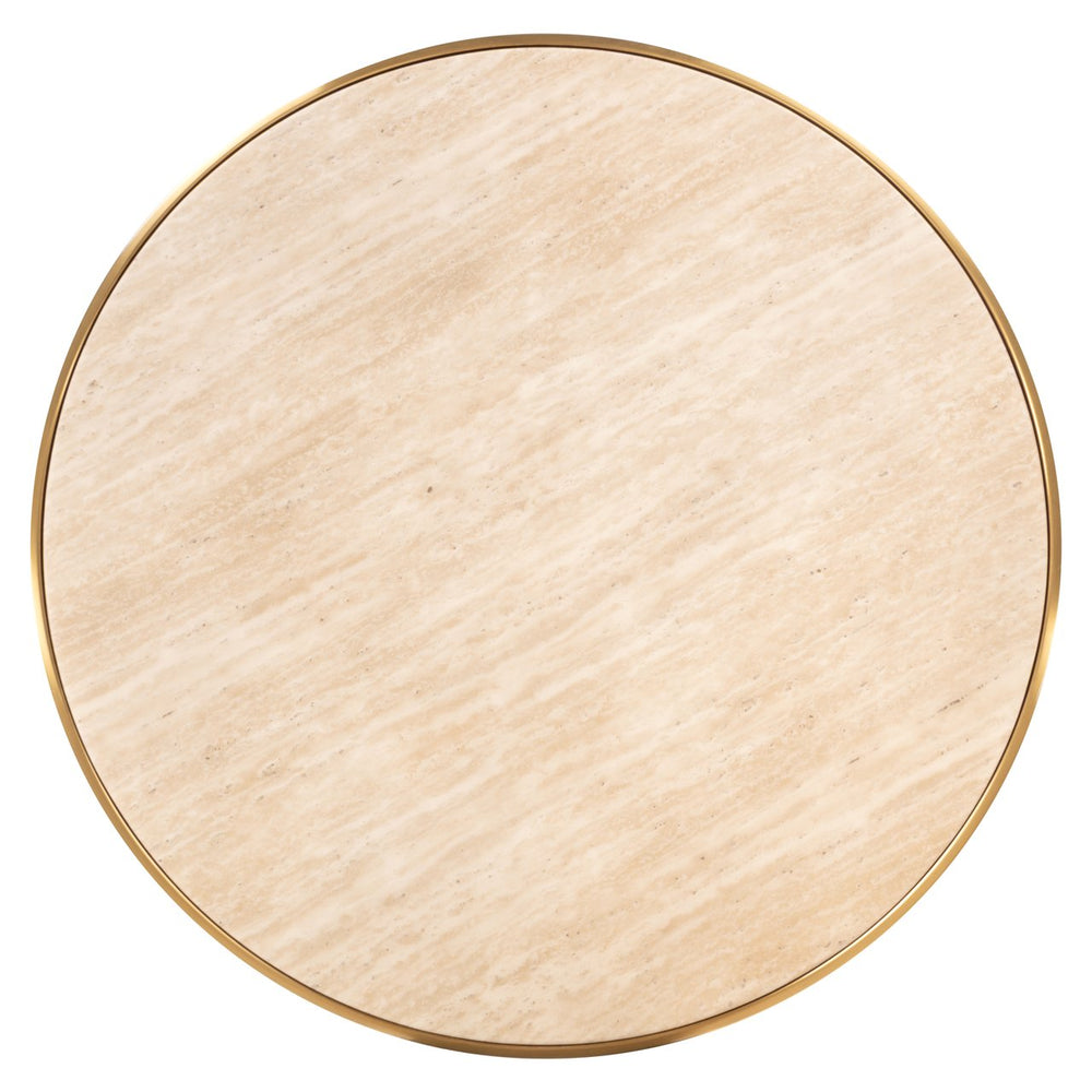 Brazza Faux Marble Bistro Table 80cm - Beige Richmond 2