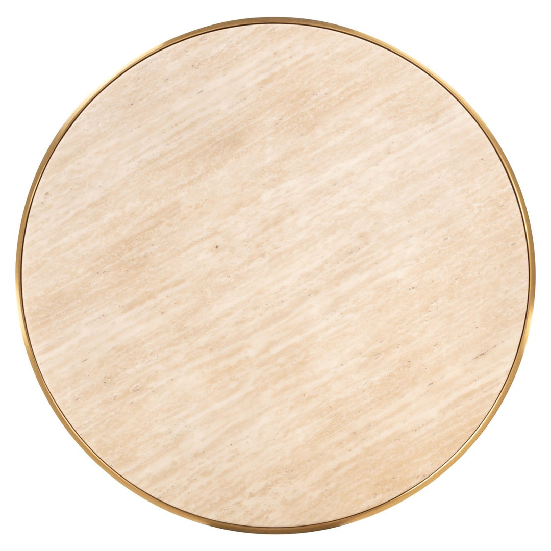 Brazza Faux Marble Bistro Table 80cm - Beige Richmond 2