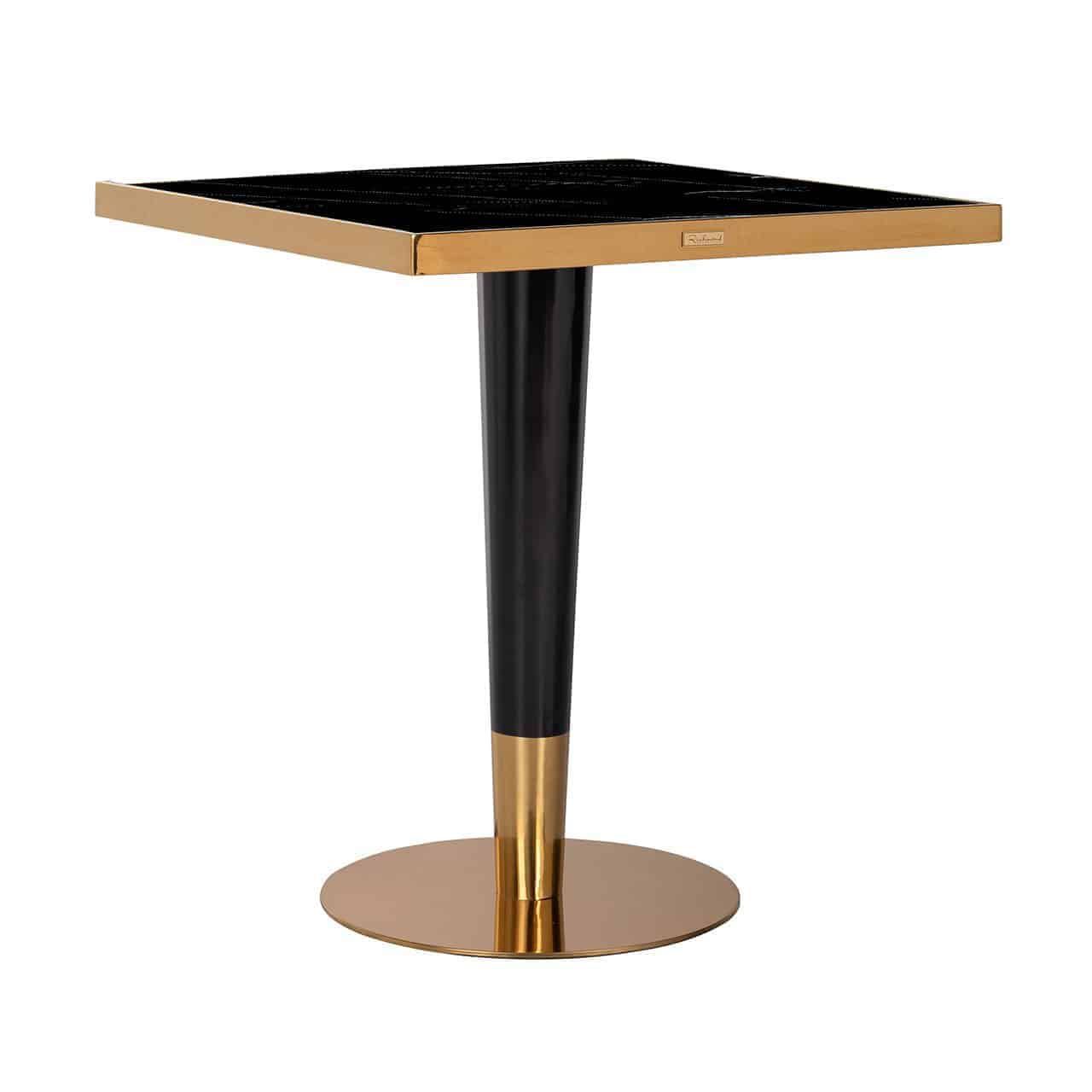 Richmond Interiors Can Roca Square Dining Table in Black - 70cm