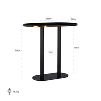 Richmond Interiors Zenza Oval Bar Table