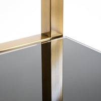 Richmond Interiors Magnus Display Unit in Brushed Gold