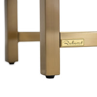 Richmond Interiors Magnus Display Unit in Brushed Gold