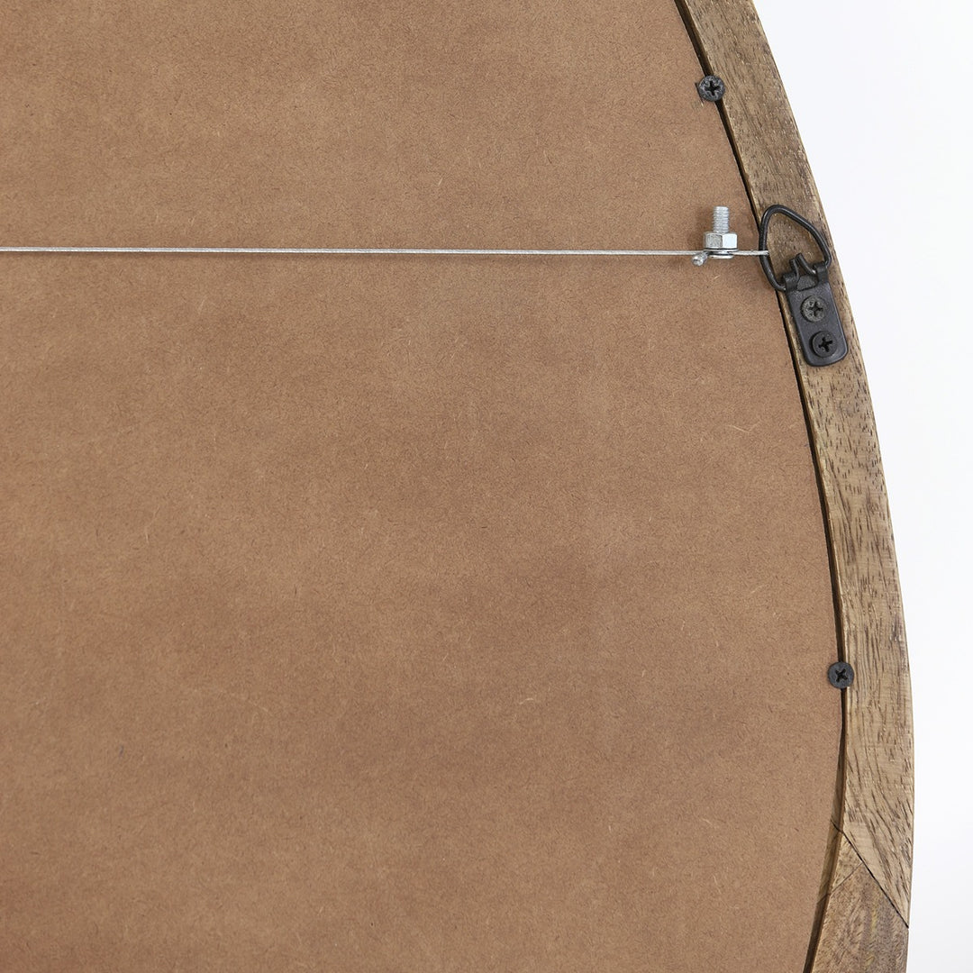 Sonora Wooden Mirror - Dark Brown Light & Living 7