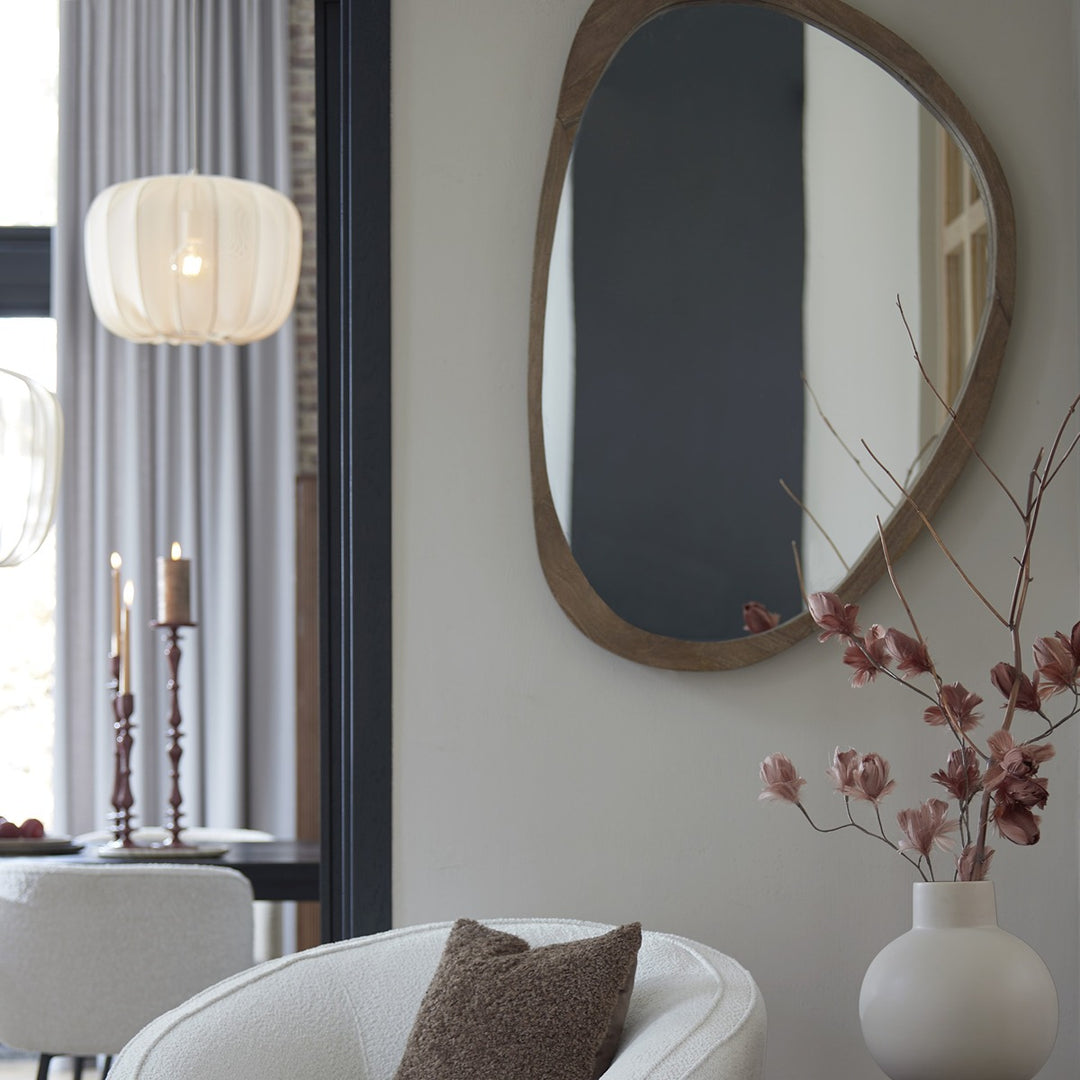 Sonora Wooden Mirror - Brown Light & Living 2