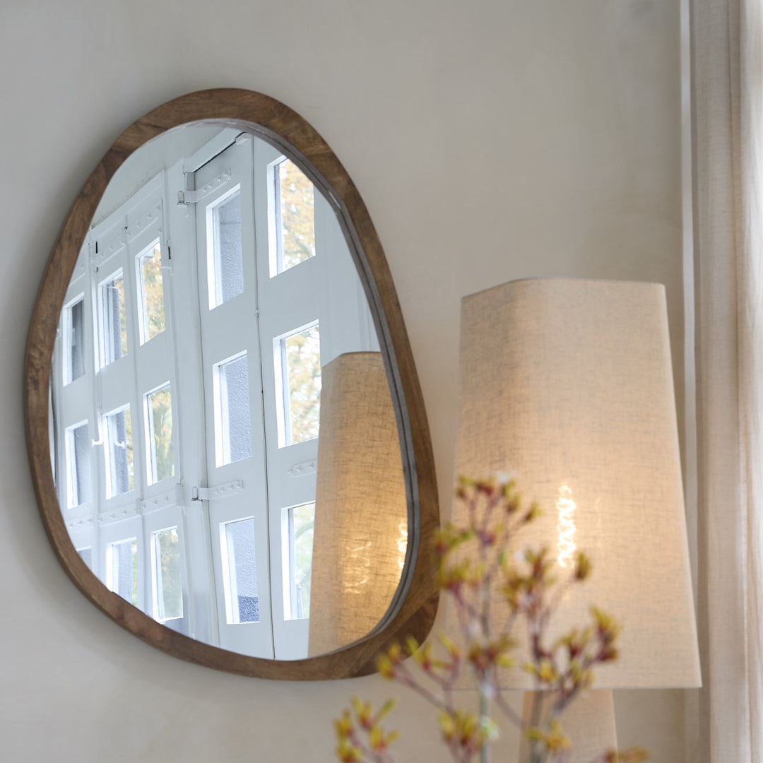 Sonora Wooden Mirror - Brown Light & Living 3