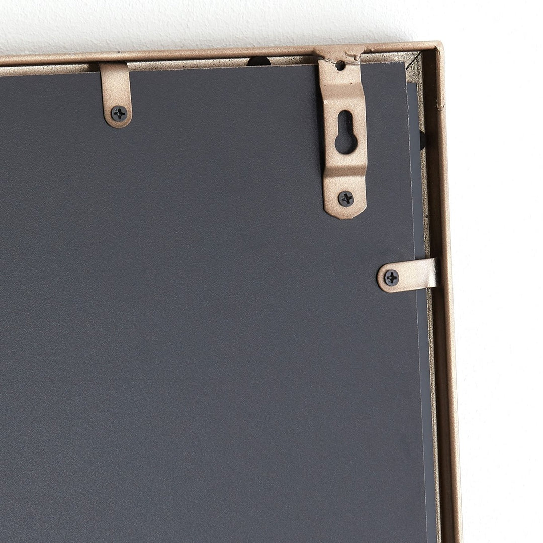 Rincon Rectangular Mirror - Gold & Smoked Glass Light & Living 4