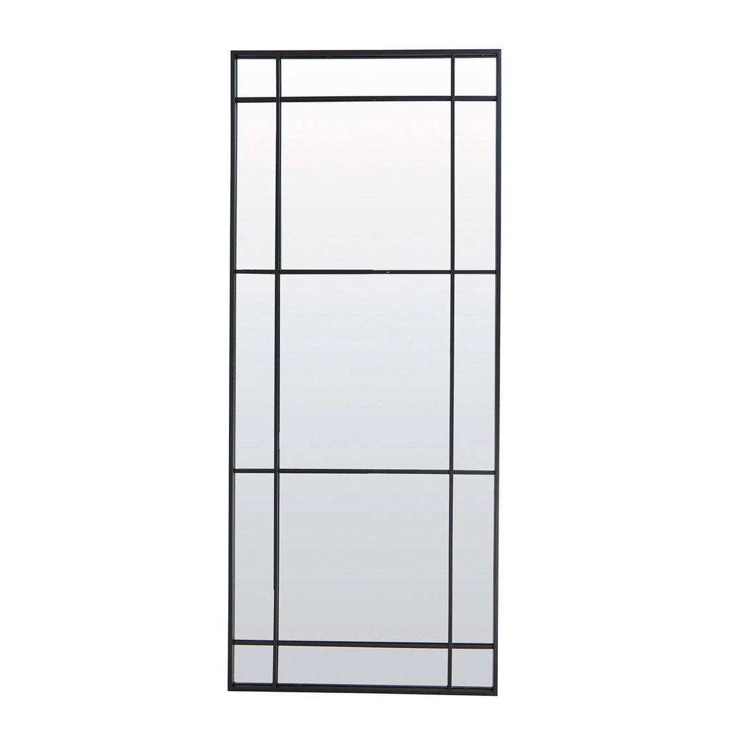 Rincon Rectangular Mirror - Matte Black Light & Living 1