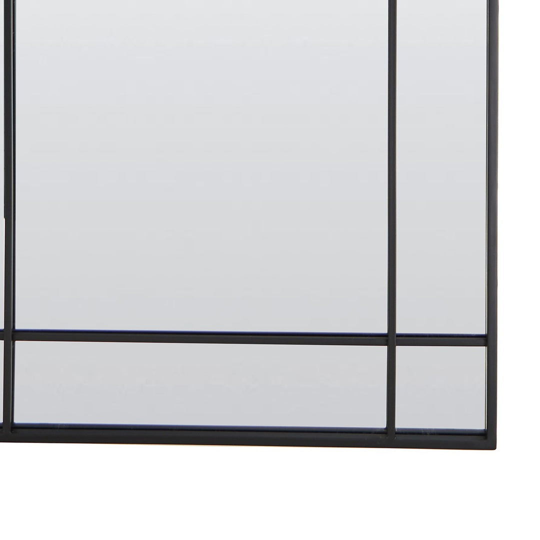 Rincon Rectangular Mirror - Matte Black Light & Living 3