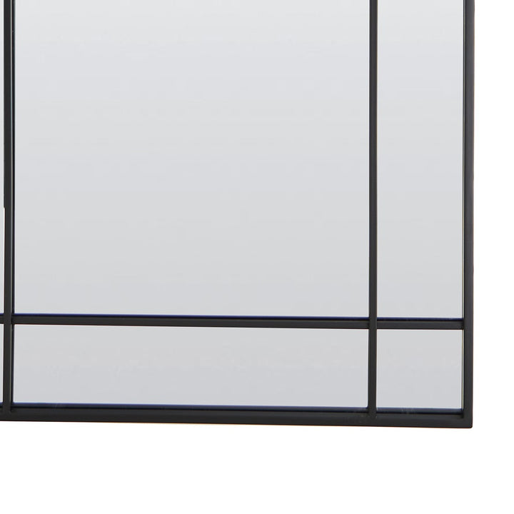 Rincon Rectangular Mirror - Matte Black Light & Living 3