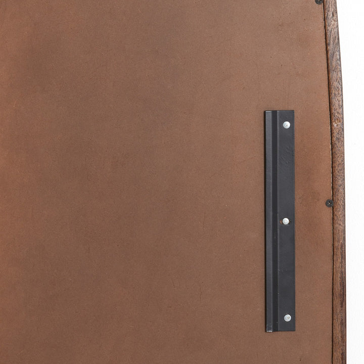 Salento Wooden Oval Mirror - Russet Light & Living 3