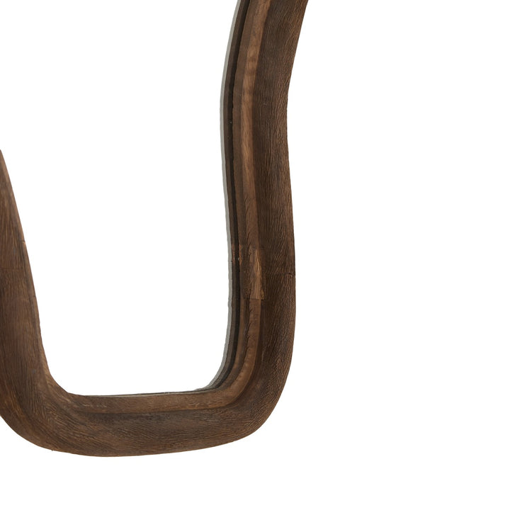 Celano Wooden Mirror - Dark Brown Light & Living 3