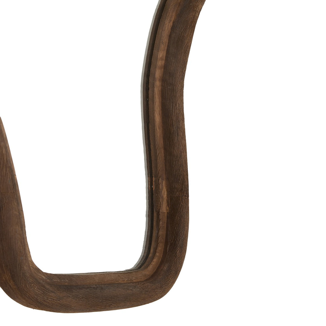 Celano Wooden Mirror - Dark Brown Light & Living 8