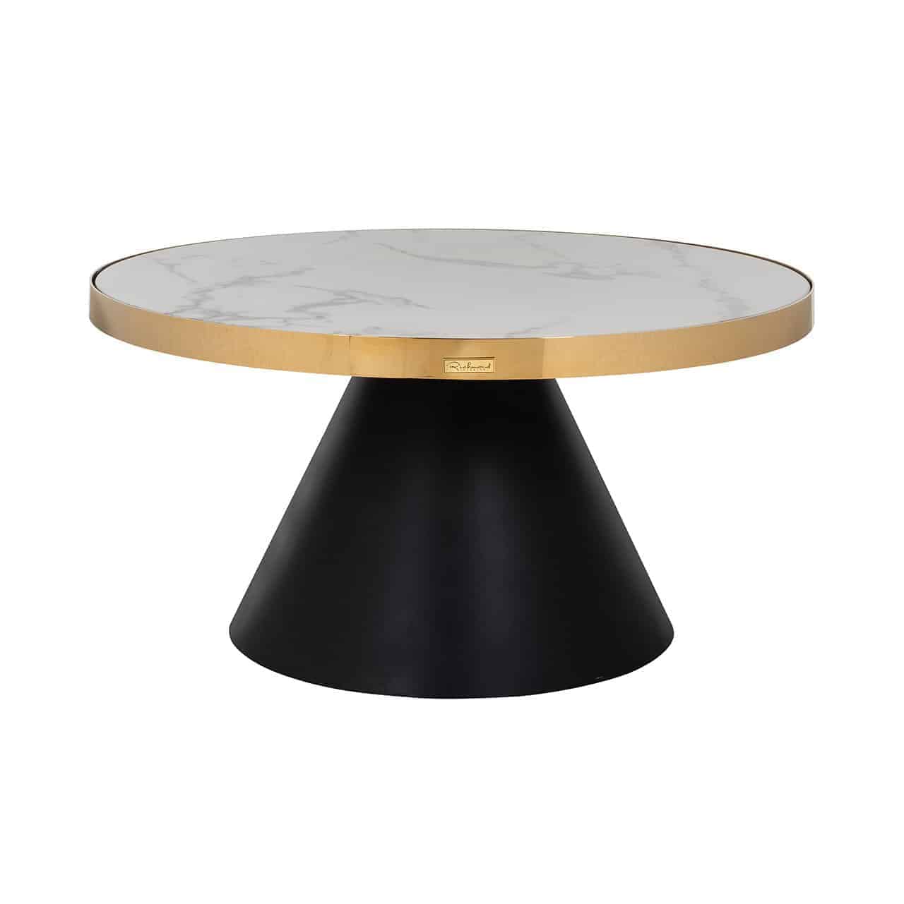 Richmond Odin Gold And Black Coffee Table