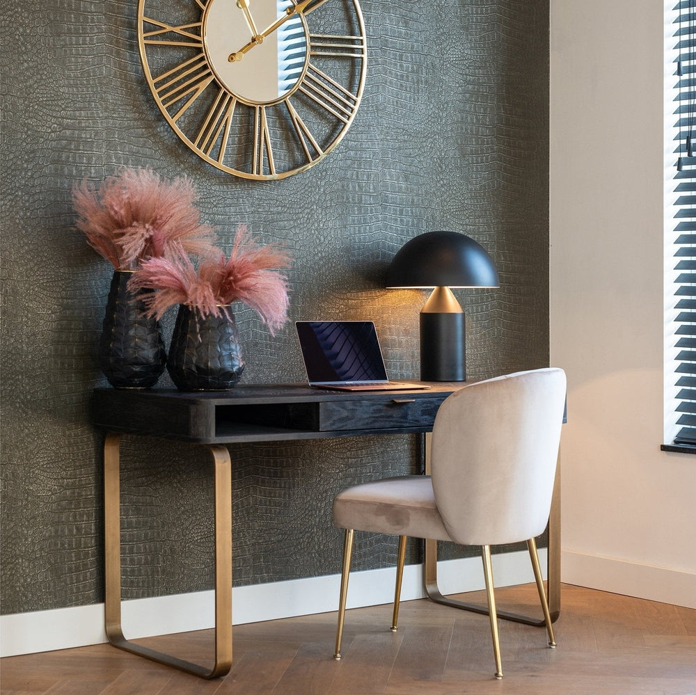 Blackbone Desk - Brushed Gold Richmond 2