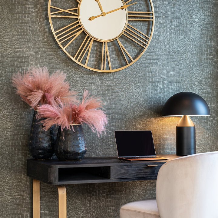 Blackbone Desk - Brushed Gold Richmond 5