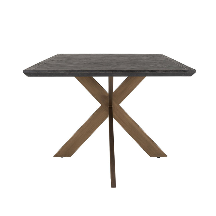 Blackbone Rectangular Dining Table 260cm - Brass & Black Richmond 3