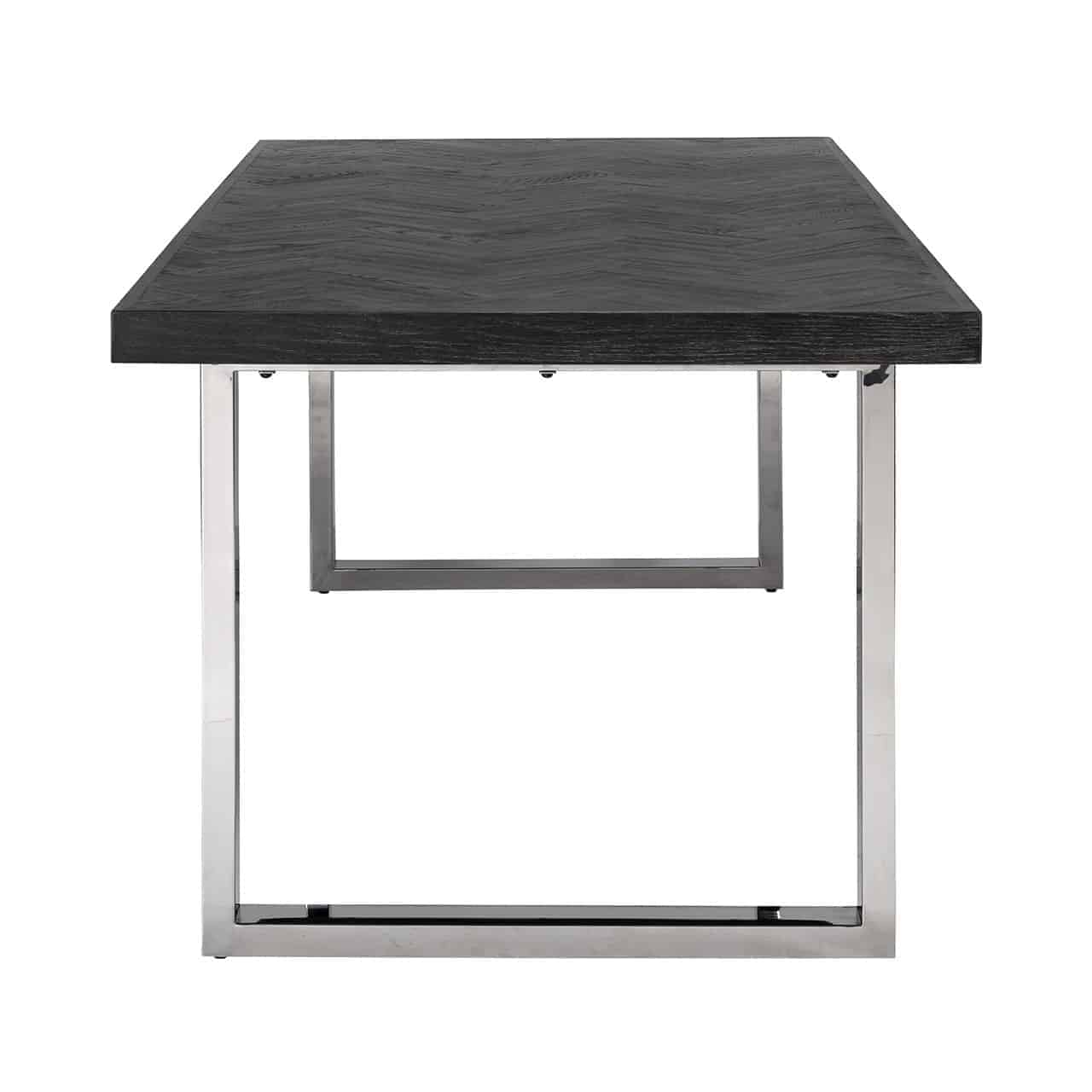 Richmond Interiors Blackbone Dining Table in Silver - 220cm