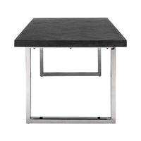 Richmond Interiors Blackbone Dining Table in Silver - 220cm