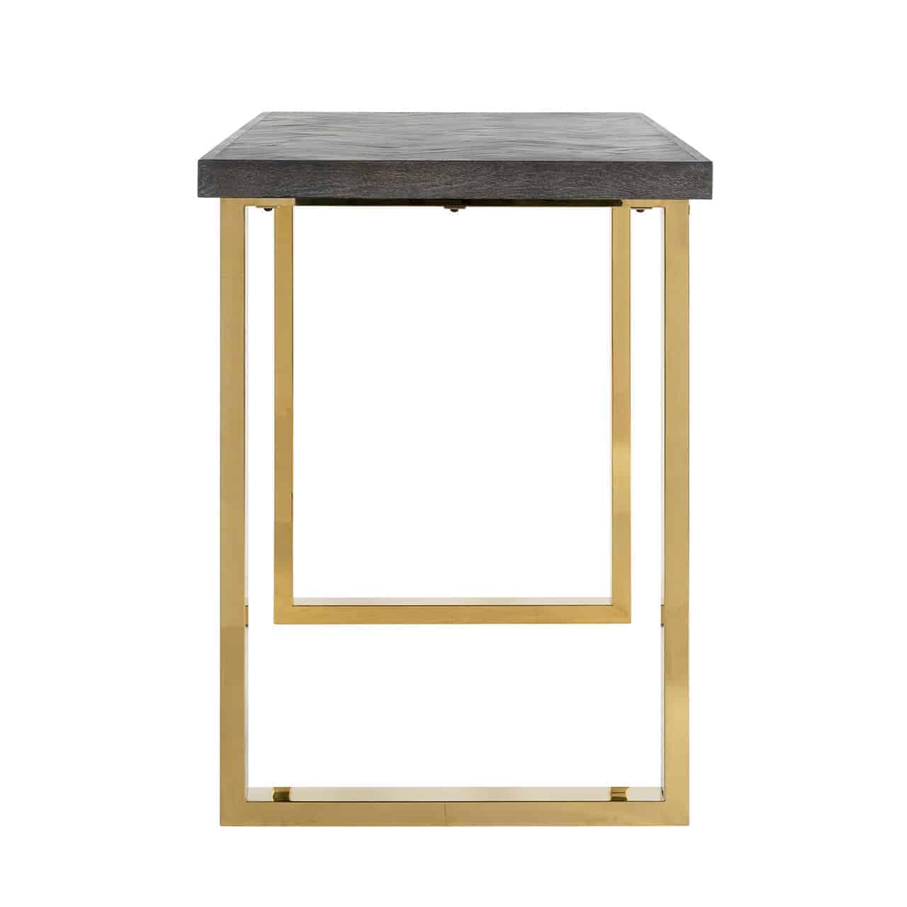 Richmond Blackbone Gold Bar Table