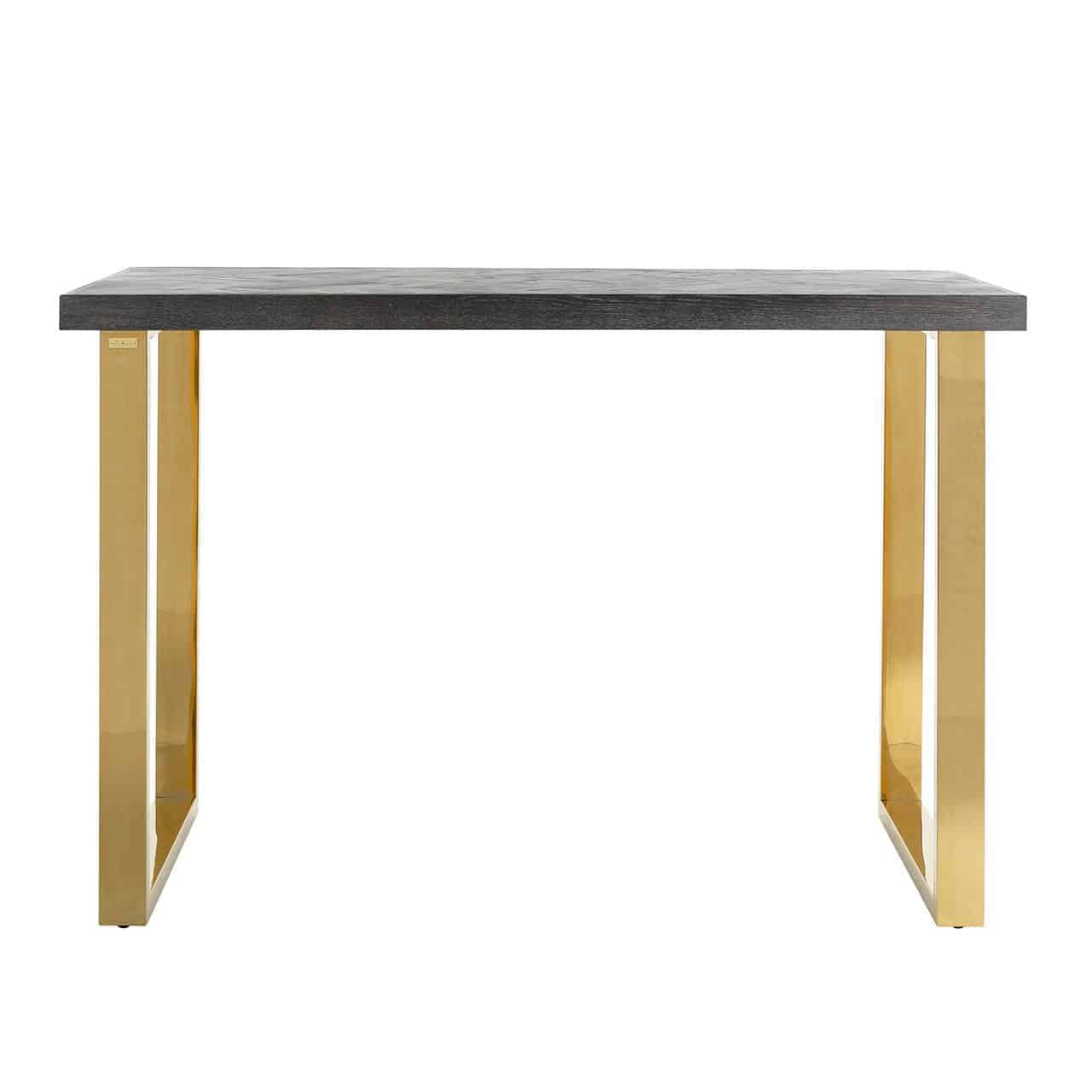 Richmond Blackbone Gold Bar Table