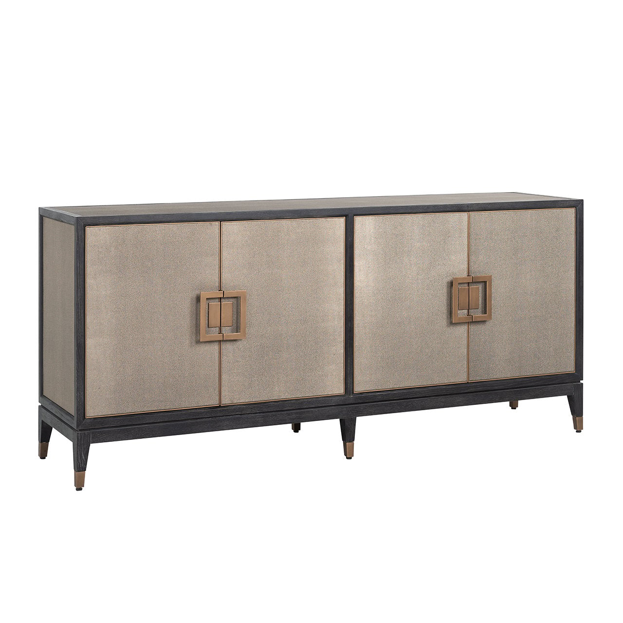 Richmond Bloomingville 4 Doors Gold Sideboard