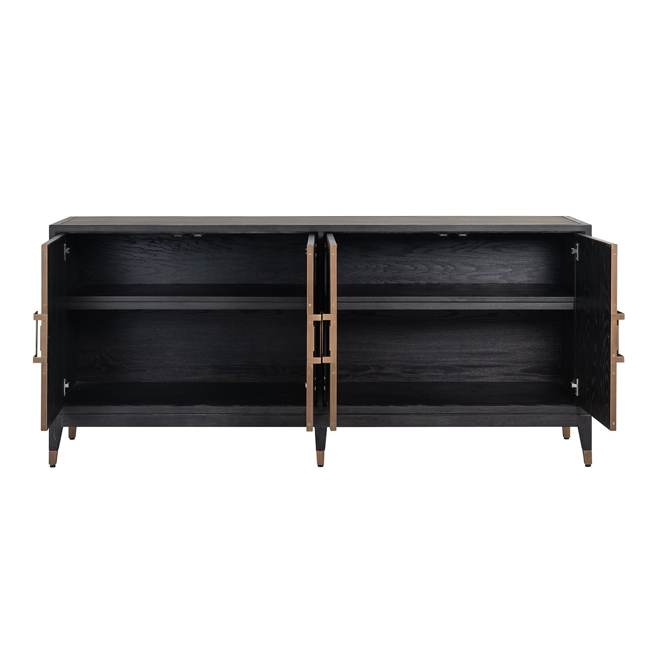 Richmond Bloomingville 4 Doors Gold Sideboard