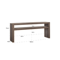 Richmond Classio Brushed Gold Console Table