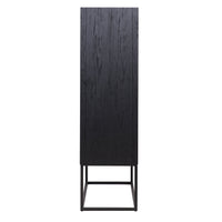 Richmond Blax 2 Doors Black Cupboard