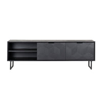 Richmond Blax Black Tv Unit