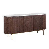 Richmond Barkley 3 Door Sideboard in Brushed Gold