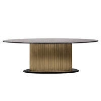 Richmond Ironville Oval Dining Table - 235cm