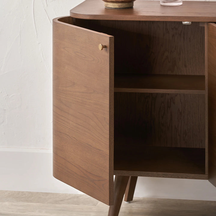 Elias 3 Door Sideboard - Dark Ash