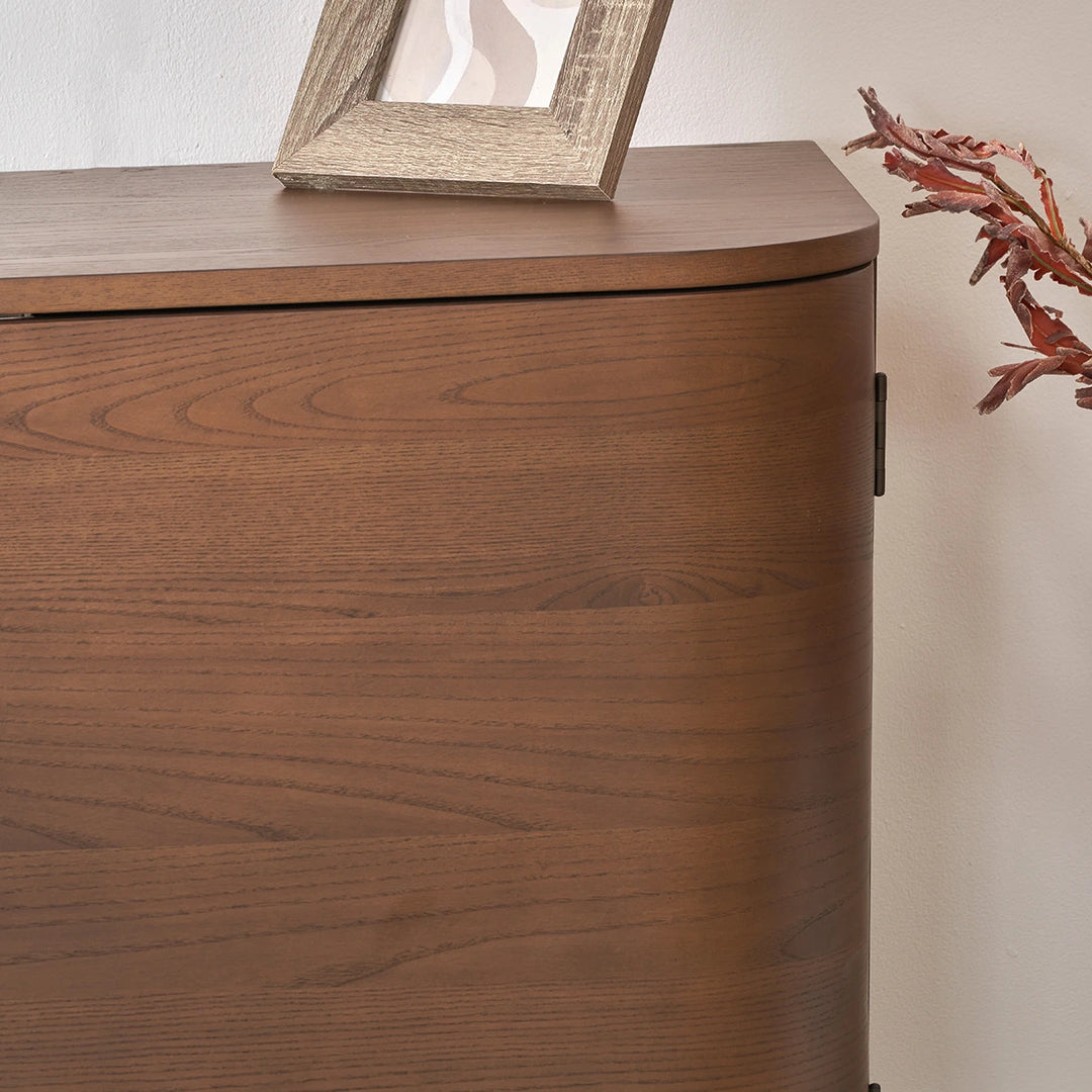 Elias 3 Door Sideboard - Dark Ash