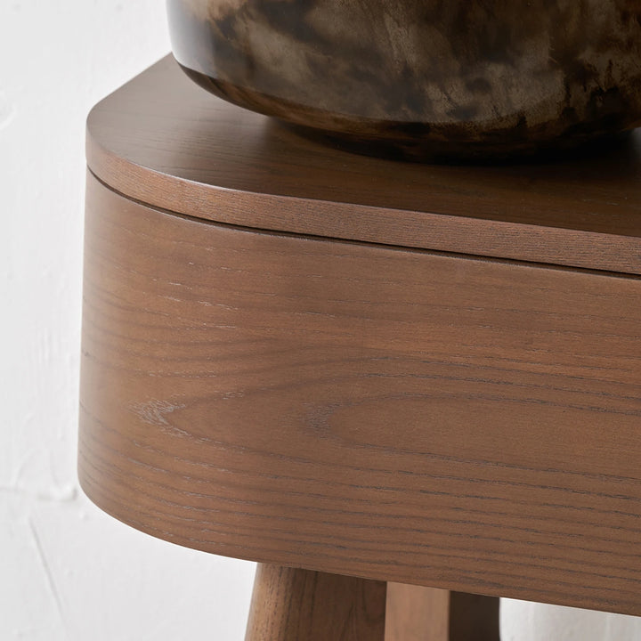 Elias Console Table - Dark Ash