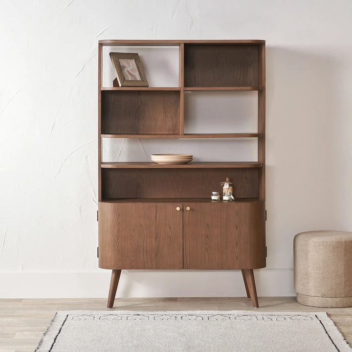 Elias Shelving Unit - Dark Ash