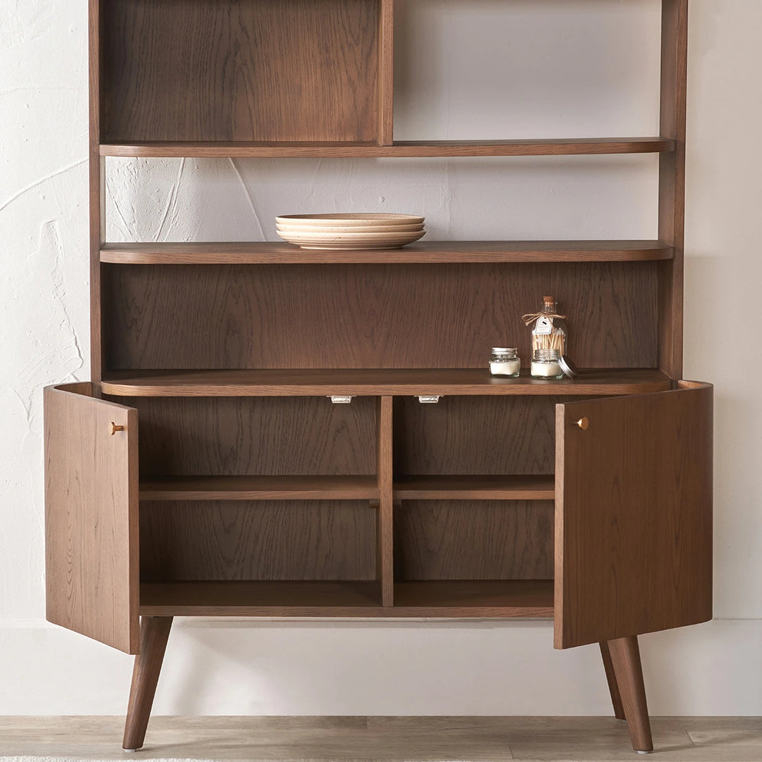 Elias Shelving Unit - Dark Ash