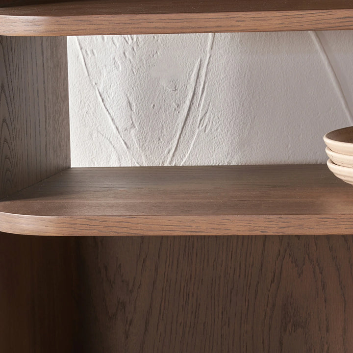 Elias Shelving Unit - Dark Ash