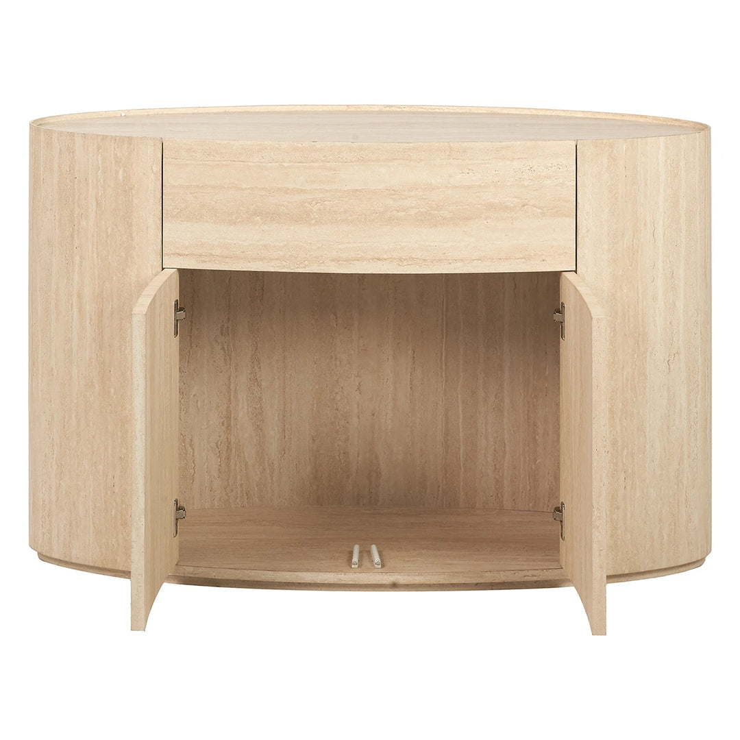 Tivoli Travertine Effect Sideboard